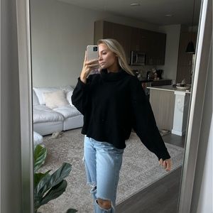 NEW WITH TAGS Zara Cowlneck Oversized Sweater, size S